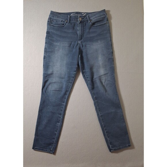 7 For All Mankind Dojo Jeans Women’s Size 12 High Rise Skinny Trousers 32x30 - Picture 1 of 13